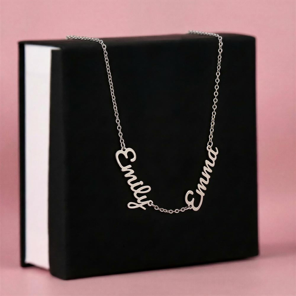 To Our Mom Necklace – Personalized Name Necklace for Mom Gift