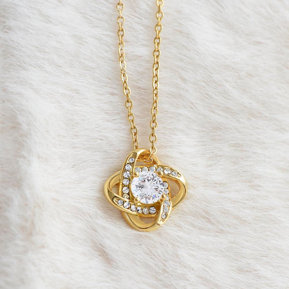 Gift for Daughter – Love Knot Necklace from Mom