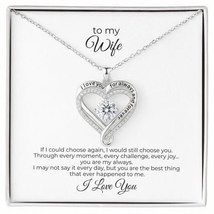 To My Wife – I Love You Always Necklace