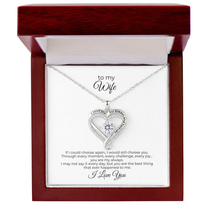 To My Wife – I Love You Always Necklace