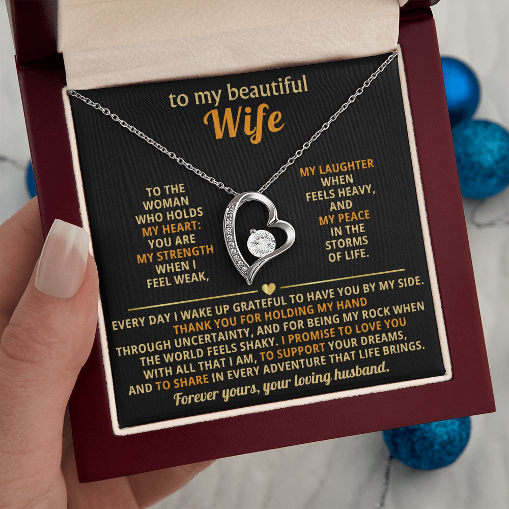 Gift for Wife – Forever Love Necklace – Romantic Jewelry for Her