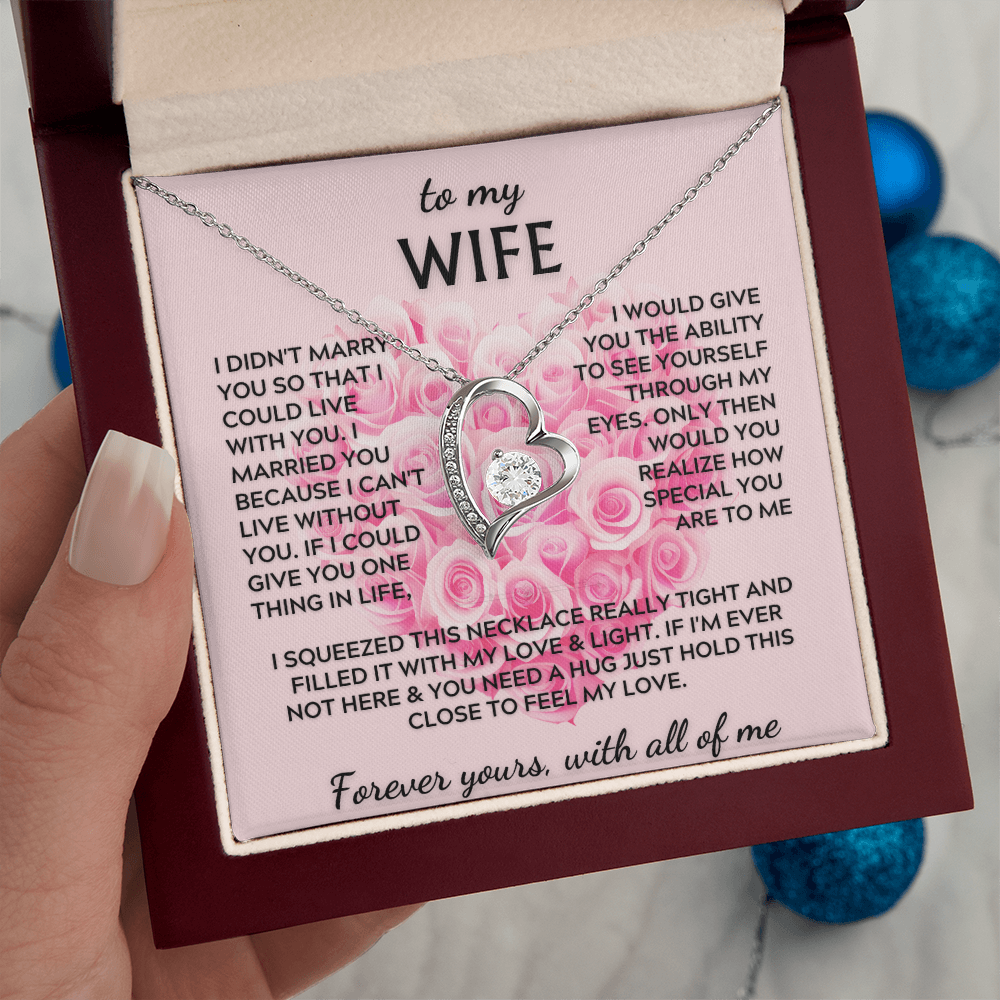 Anniversary Gift for Wife – Forever Love Necklace from Husband