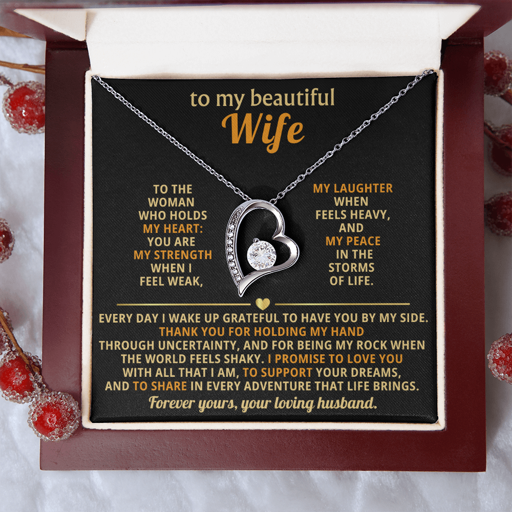 Gift for Wife – Forever Love Necklace – Romantic Jewelry for Her