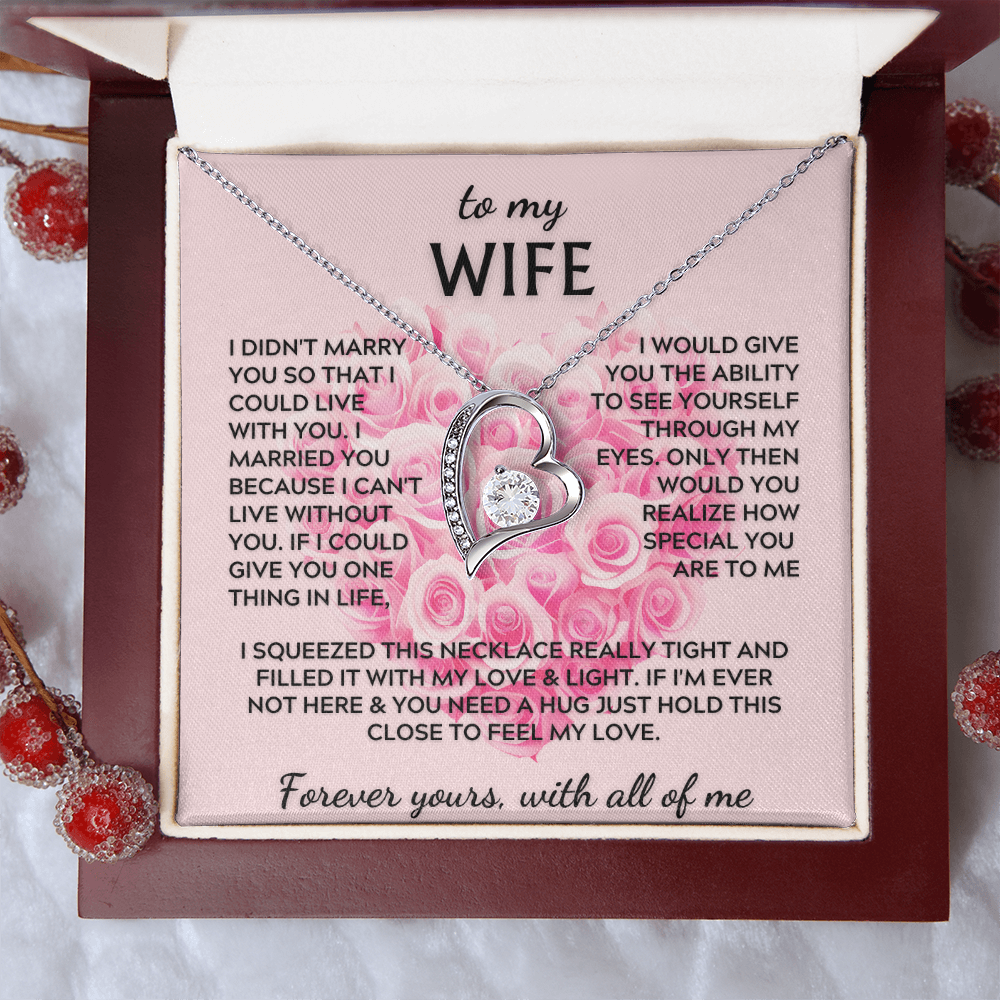 Anniversary Gift for Wife – Forever Love Necklace from Husband
