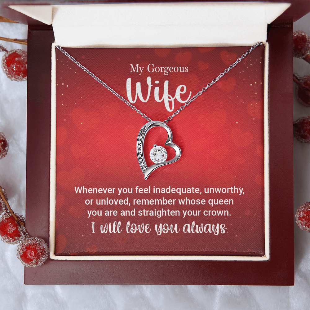 To My Wife Necklace – Forever Love Gift for Her