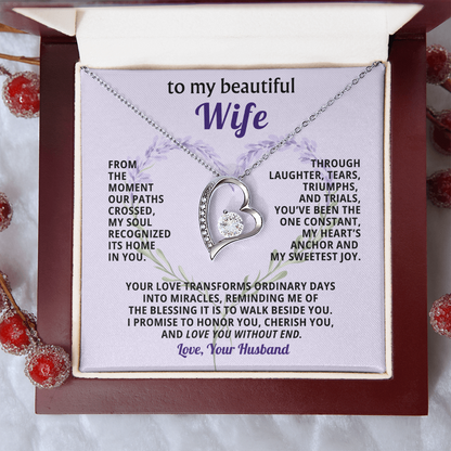 Gift for Wife - Forever Love Necklace