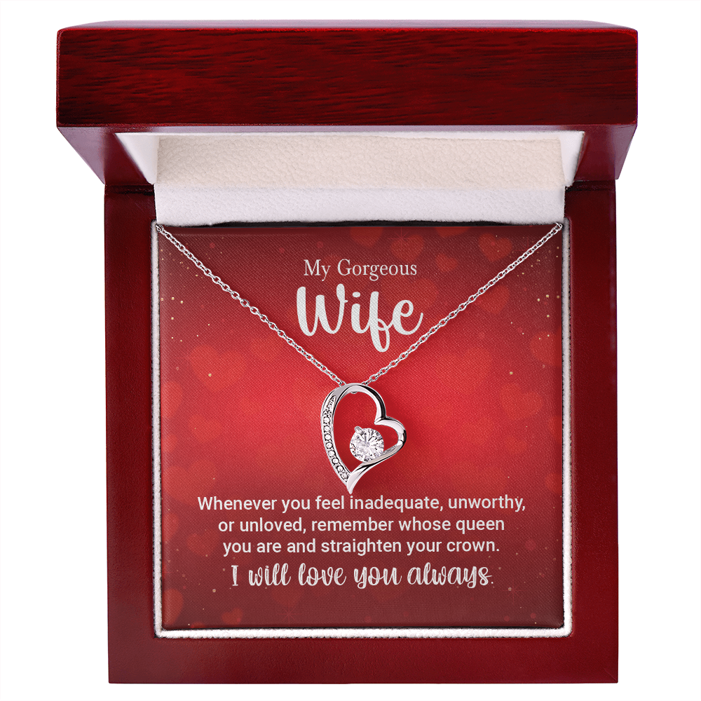 To My Wife Necklace – Forever Love Gift for Her