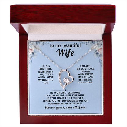 Gift for Wife – Forever Love Necklace Anniversary Gift
