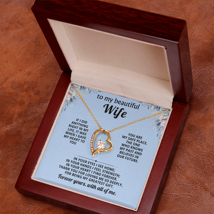 Gift for Wife – Forever Love Necklace Anniversary Gift