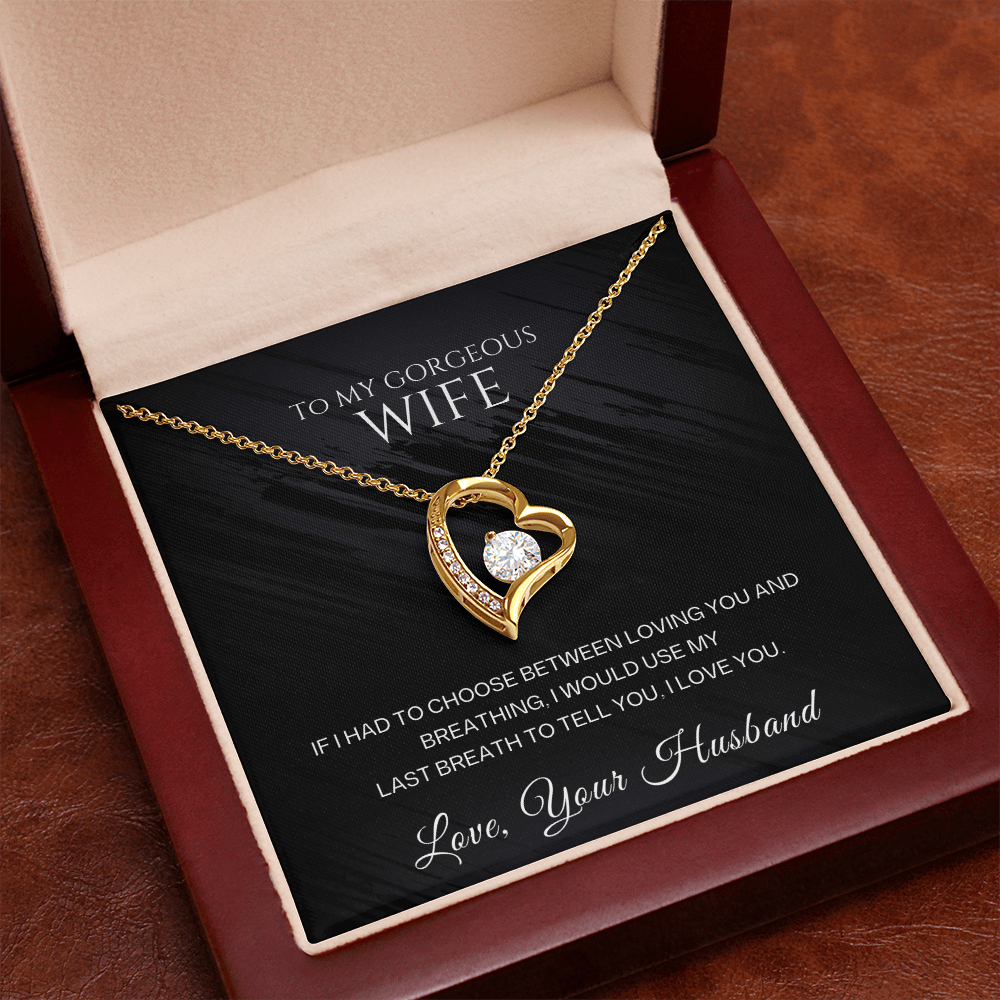 Gift for Wife – Romantic Necklace for Anniversary or Birthday