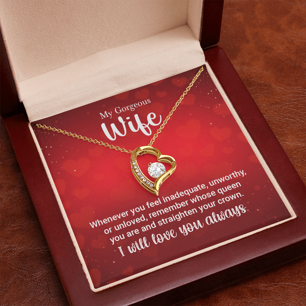 To My Wife Necklace – Forever Love Gift for Her