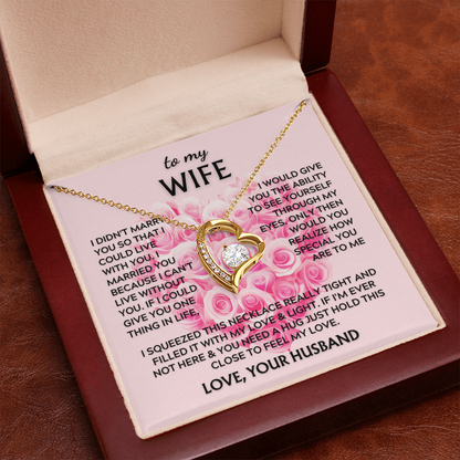 Forever Love Necklace – Anniversary Gift for Wife