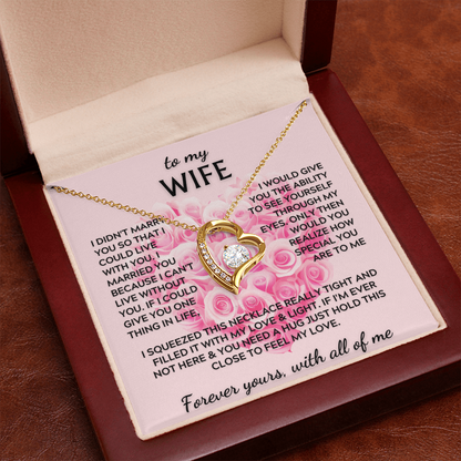 Anniversary Gift for Wife – Forever Love Necklace from Husband