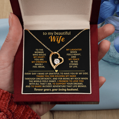 Gift for Wife – Forever Love Necklace – Romantic Jewelry for Her