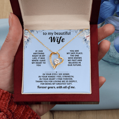 Gift for Wife – Forever Love Necklace Anniversary Gift