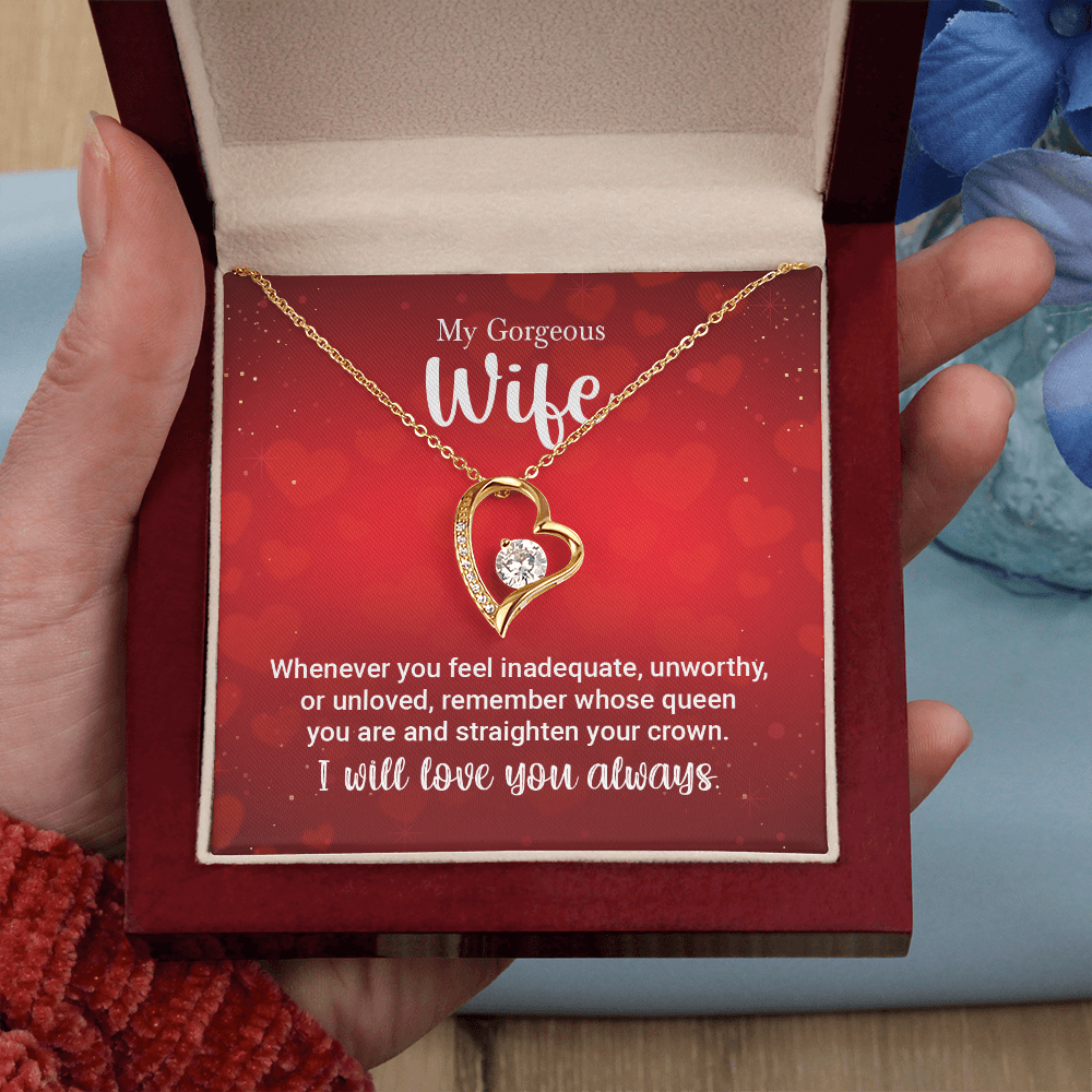 To My Wife Necklace – Forever Love Gift for Her