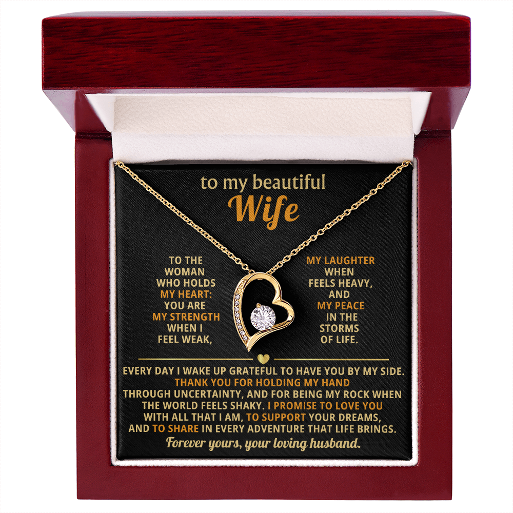 Gift for Wife – Forever Love Necklace – Romantic Jewelry for Her
