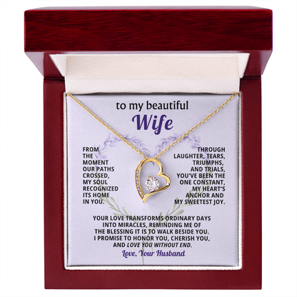 Gift for Wife - Forever Love Necklace