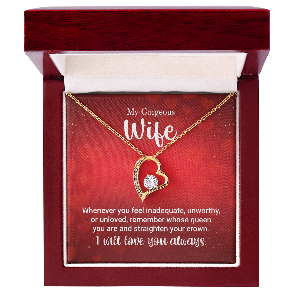 To My Wife Necklace – Forever Love Gift for Her