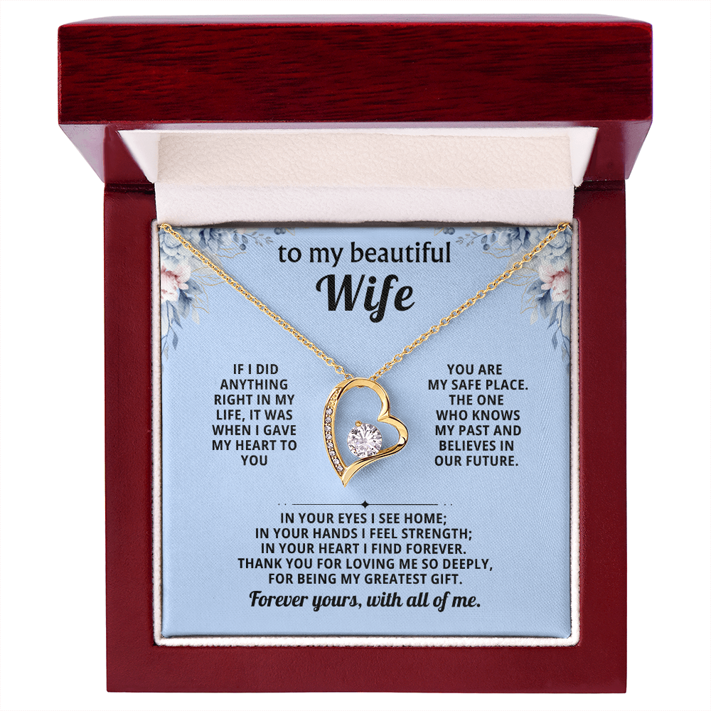 Gift for Wife – Forever Love Necklace Anniversary Gift