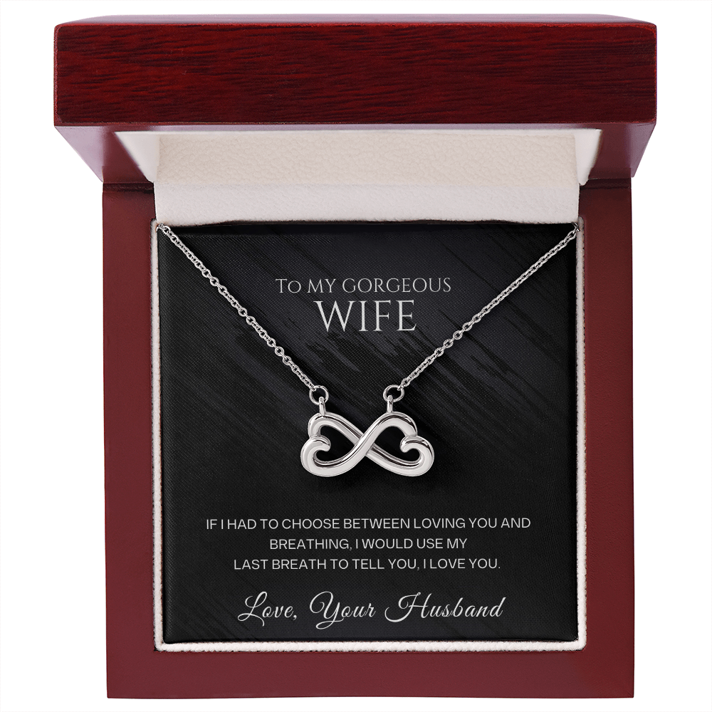 Gift for Wife – Endless Love Necklace – Romantic Anniversary Jewelry