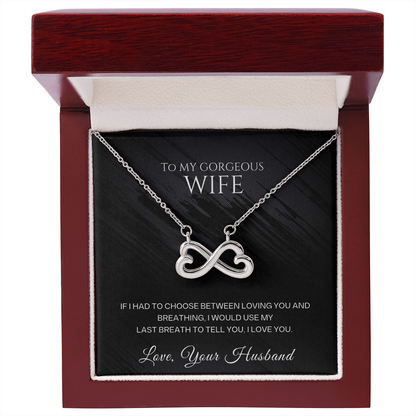 Gift for Wife – Endless Love Necklace – Romantic Anniversary Jewelry