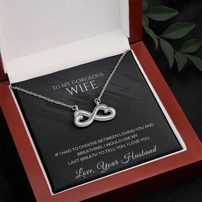 Gift for Wife – Endless Love Necklace – Romantic Anniversary Jewelry