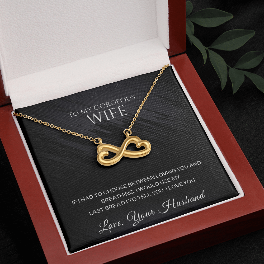 Gift for Wife – Endless Love Necklace – Romantic Anniversary Jewelry