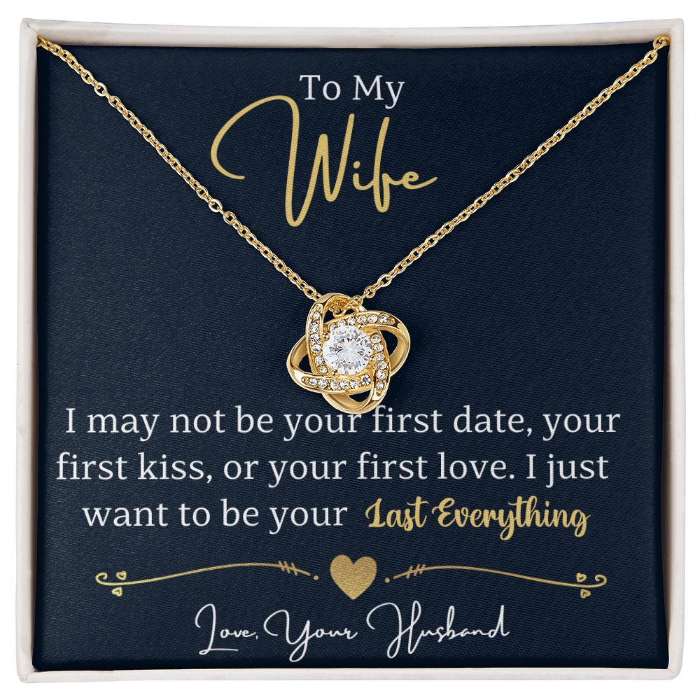 Gift for Wife – Love Knot Necklace – Meaningful Romantic Jewelry