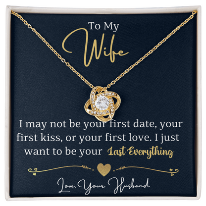 Gift for Wife – Love Knot Necklace – Meaningful Romantic Jewelry