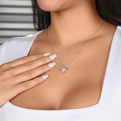 Gift for Daughter – Love Knot Necklace from Dad