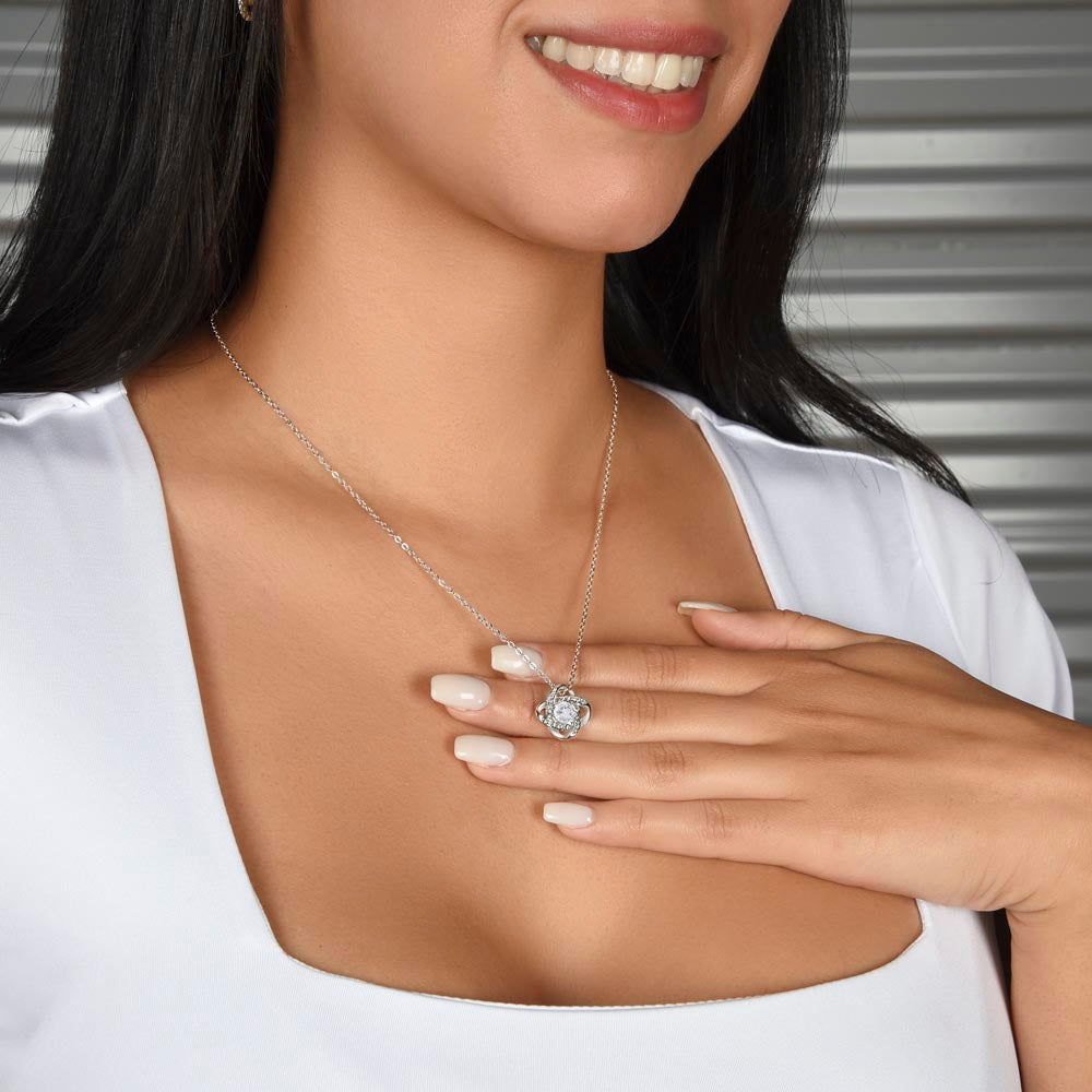To My Love - Love Knot Necklace Gift for Her