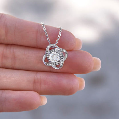 Gift for Daughter – Love Knot Necklace from Dad
