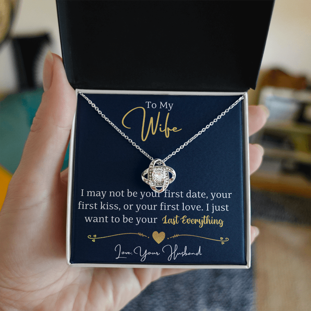 Gift for Wife – Love Knot Necklace – Meaningful Romantic Jewelry