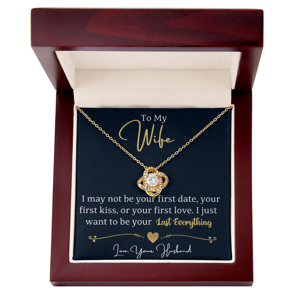Gift for Wife – Love Knot Necklace – Meaningful Romantic Jewelry