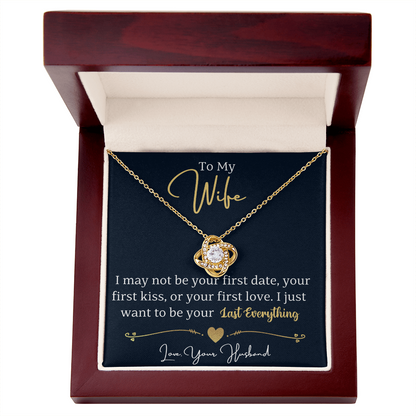 Gift for Wife – Love Knot Necklace – Meaningful Romantic Jewelry