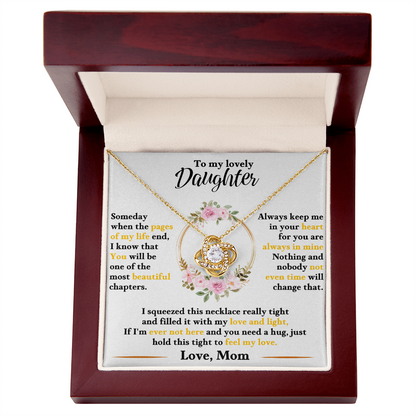 Gift for Daughter – Love Knot Necklace – Emotional Jewelry Gift
