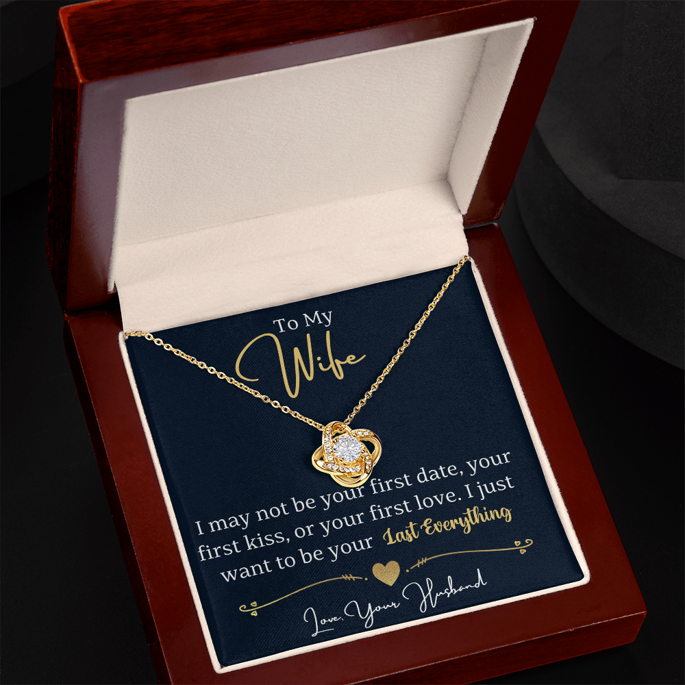 Gift for Wife – Love Knot Necklace – Meaningful Romantic Jewelry