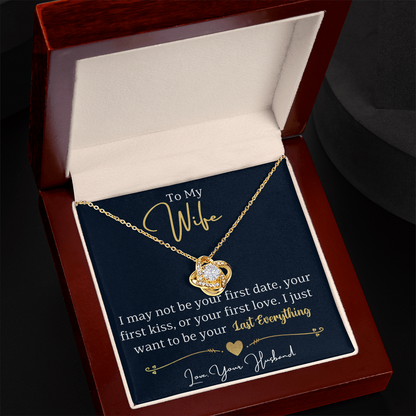 Gift for Wife – Love Knot Necklace – Meaningful Romantic Jewelry