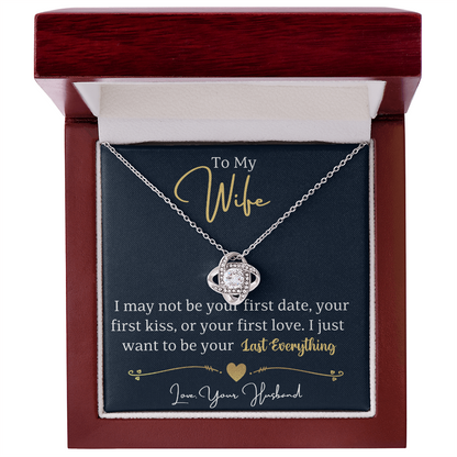 Gift for Wife – Love Knot Necklace – Meaningful Romantic Jewelry