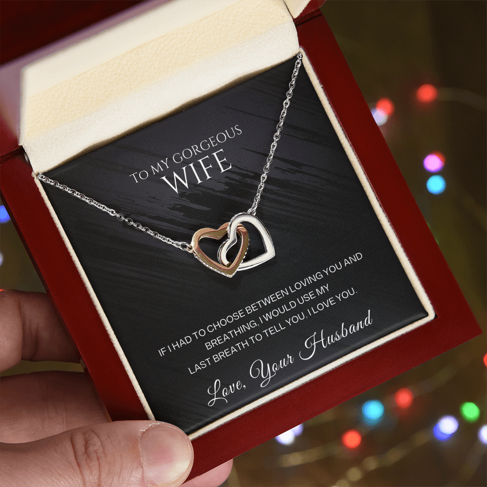 Gift for Wife – Romantic Necklace for Anniversary or Birthday