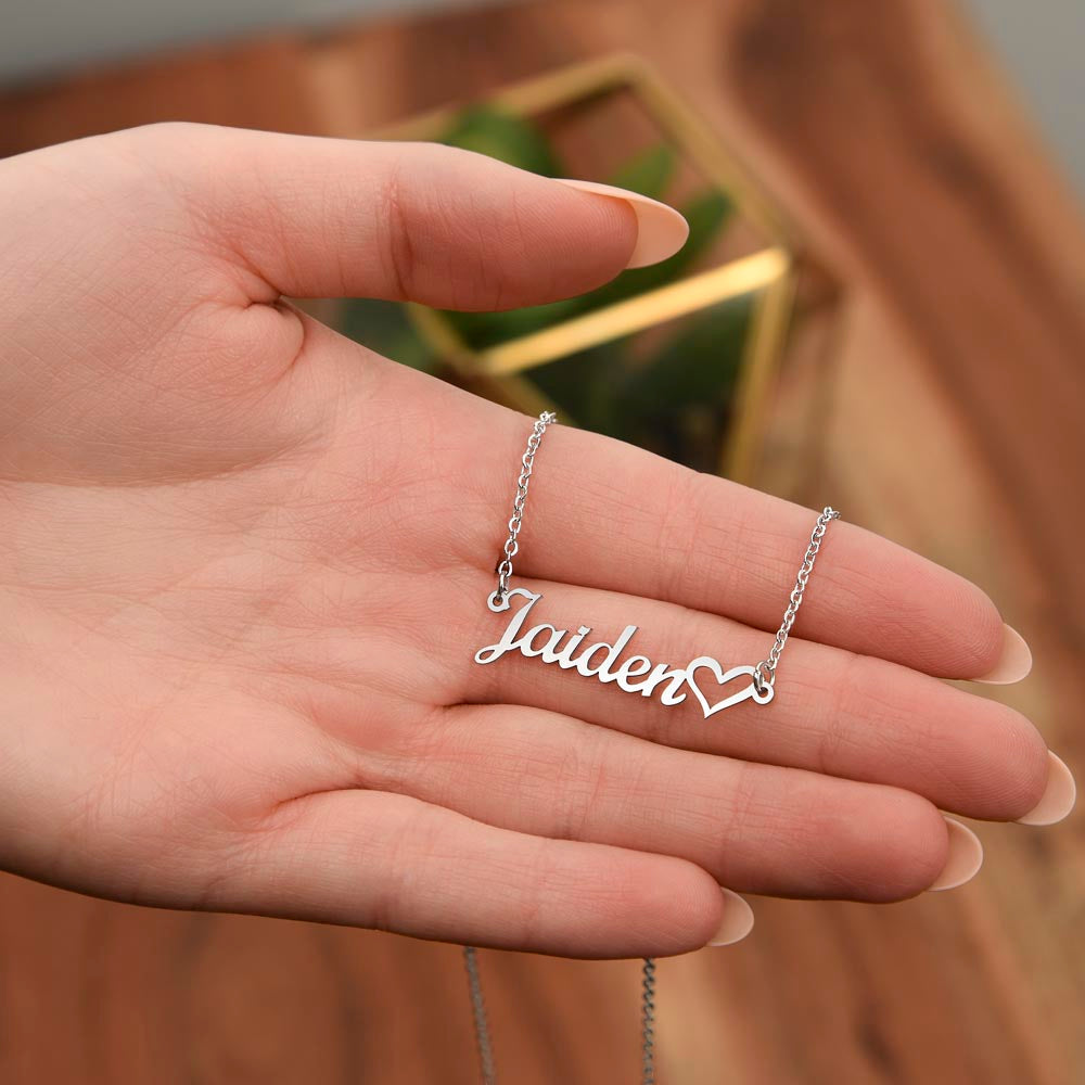 To The Love Of My Life – Personalized Name Necklace Gift for Her