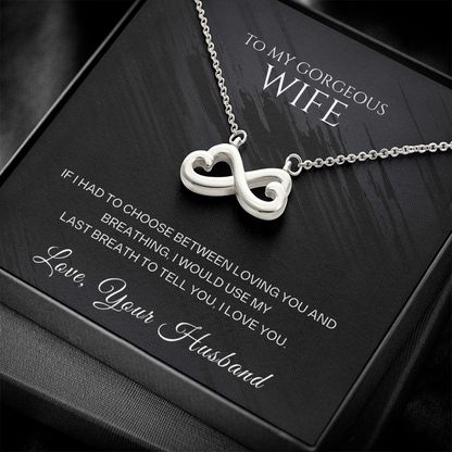 Gift for Wife – Endless Love Necklace – Romantic Anniversary Jewelry