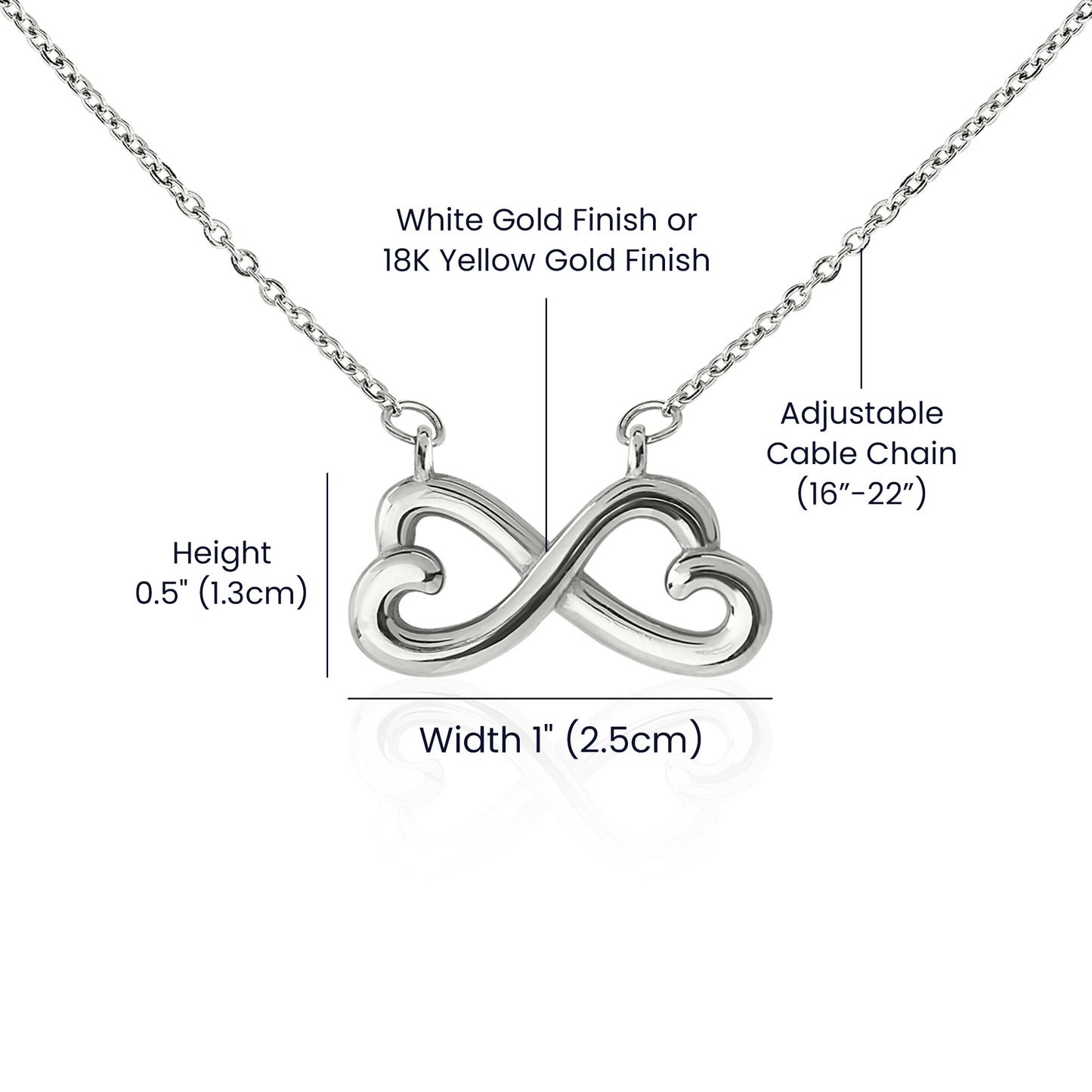 Gift for Wife – Endless Love Necklace – Romantic Anniversary Jewelry