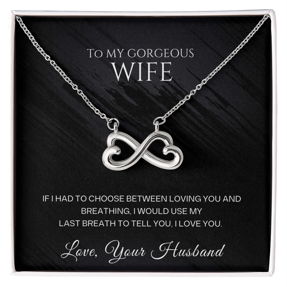 Gift for Wife – Endless Love Necklace – Romantic Anniversary Jewelry