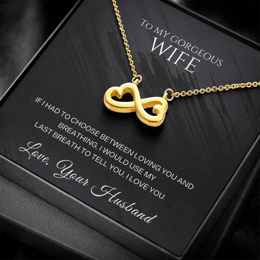 Gift for Wife – Endless Love Necklace – Romantic Anniversary Jewelry