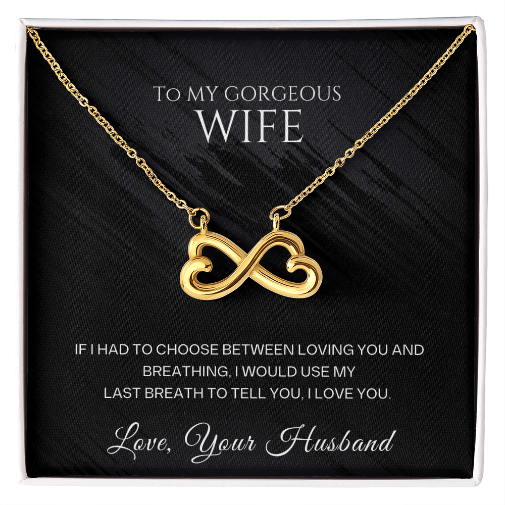 Gift for Wife – Endless Love Necklace – Romantic Anniversary Jewelry