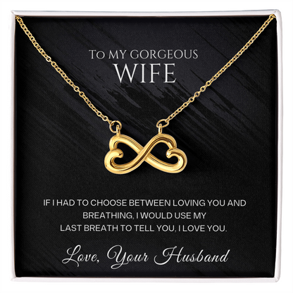 Gift for Wife – Endless Love Necklace – Romantic Anniversary Jewelry