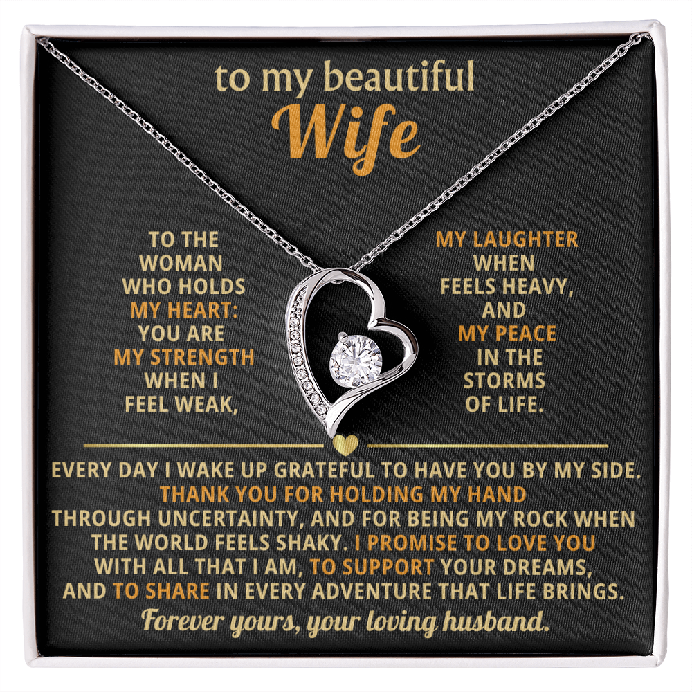 Gift for Wife – Forever Love Necklace – Romantic Jewelry for Her