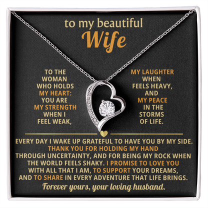 Gift for Wife – Forever Love Necklace – Romantic Jewelry for Her